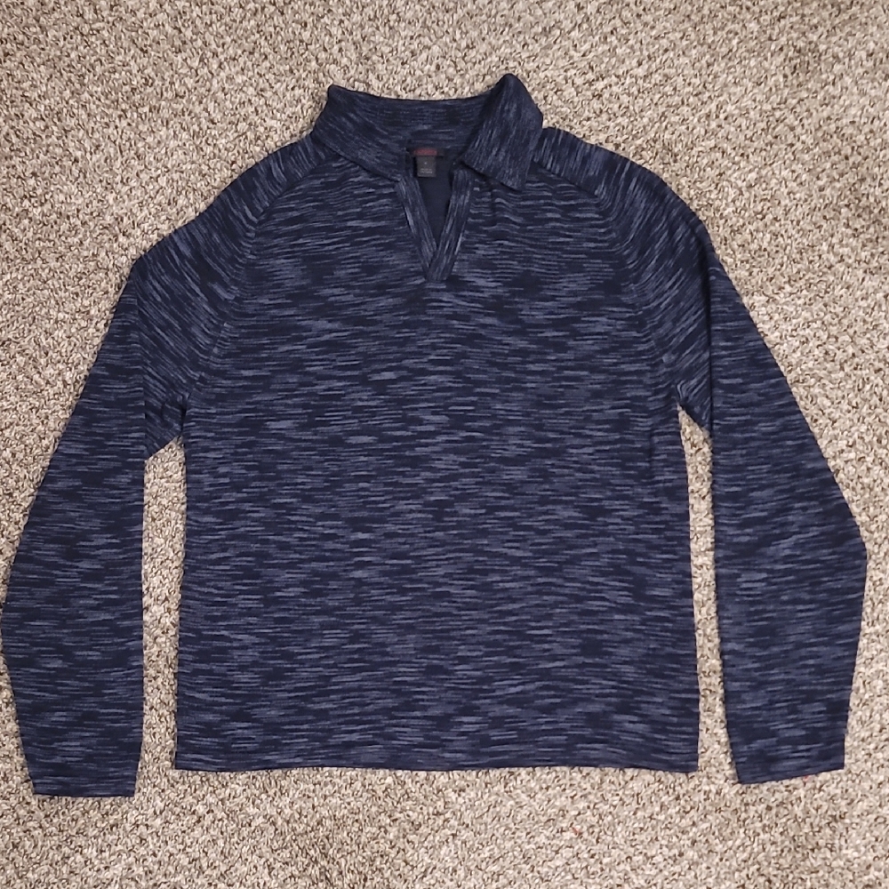 Express Navy Blue Dress Shirt